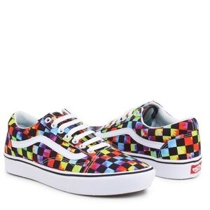 Comfycush Old Skool 'Tie-Dye Checker' Size Mens 6 Womens 7.5